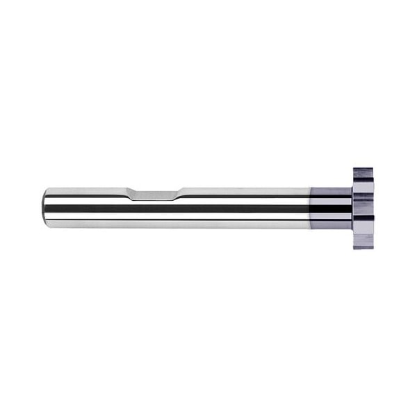 1-1/8 dia. x 1/4 in. Width CarbideSquare Reduced Shank Standard Keyseat Cutter, 14 Flutes